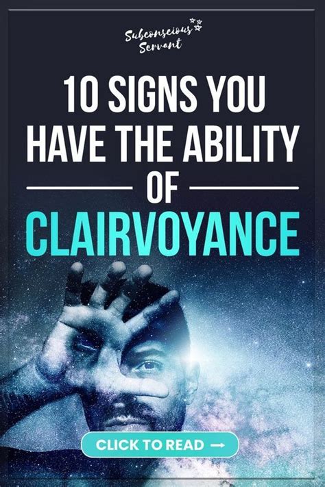 247 clairvoyance|12 Signs That You Have Clairvoyant Abilities .